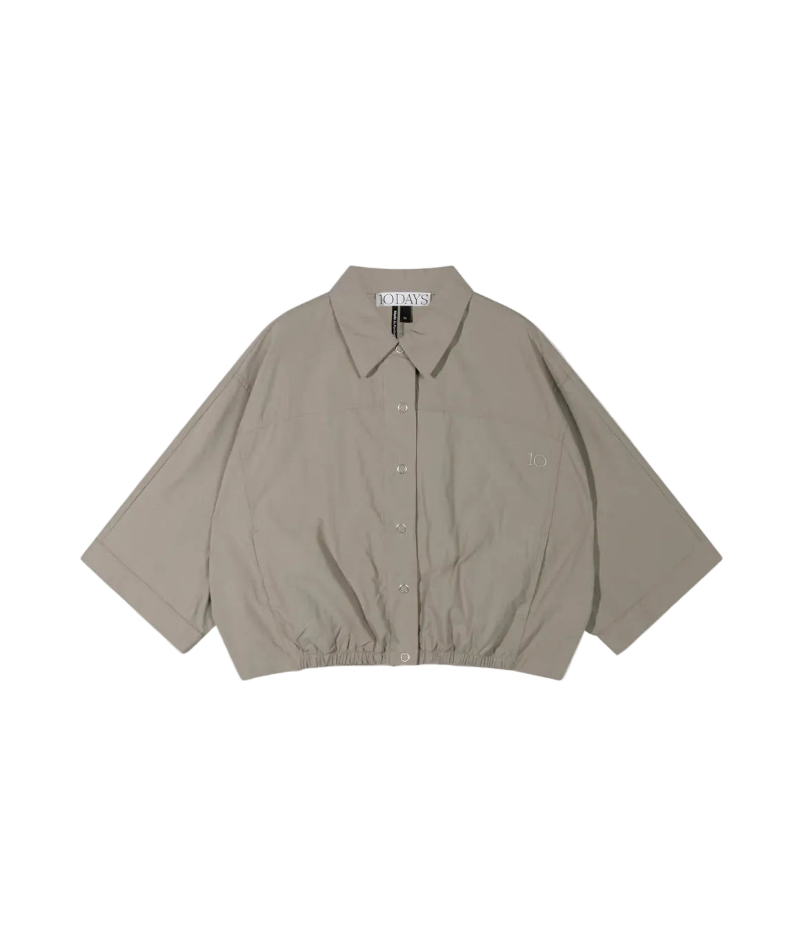 10Days Wide Crinkle Jacket - Fog