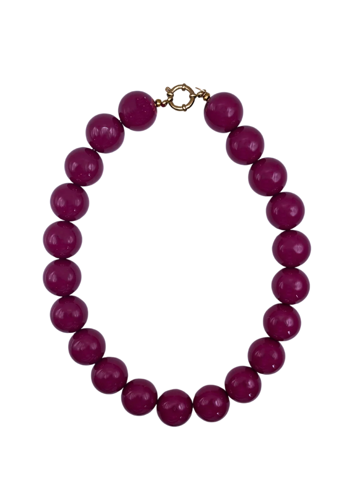 Bonnie Studios Wilma Necklace - Aubergine