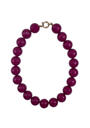Bonnie Studios Wilma Necklace - Aubergine